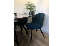 Стул на металлокаркасе Gabi 1 gray / black фото покупателя 887