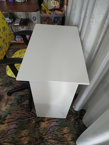 Стол письменный Kiwi белый  - Уцененный экземпляр фото покупателя 142