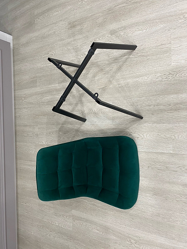 Стул на металлокаркасе Челси бирюзовый / черный фото покупателя 189