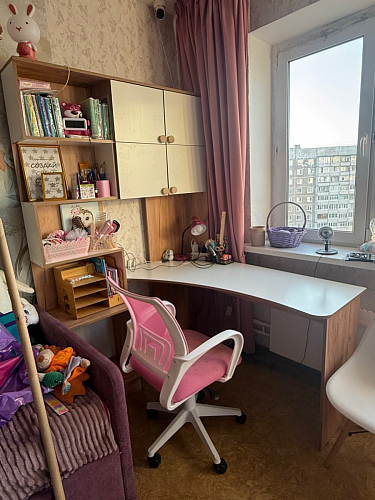 Компьютерный стол Ганор правый дуб вотан / белый фото покупателя 3