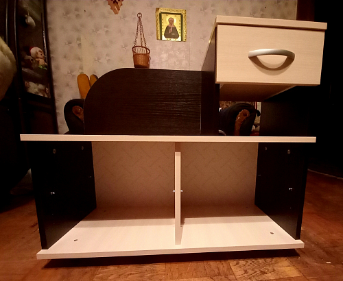 Обувница Аврора дуб млечный / венге фото покупателя 148