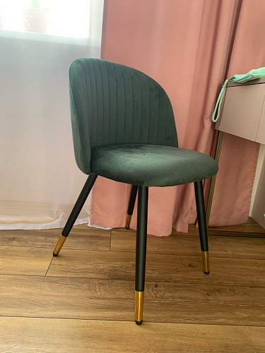 Стул на металлокаркасе Gabi latte / gold / black фото покупателя 948