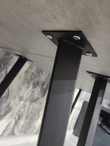 Стол Тринити Лофт 120 32 мм дуб галифакс табако / черный матовый фото покупателя 263