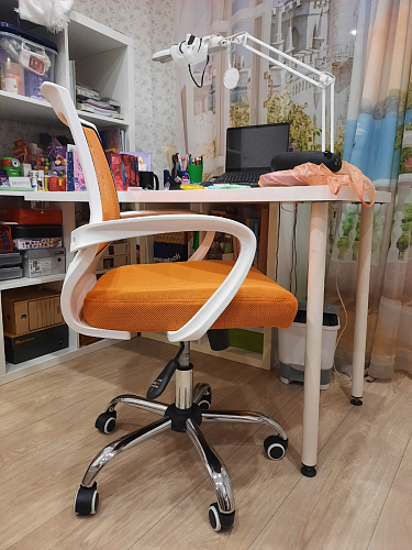 Компьютерное кресло Ergoplus blue / gray / white фото покупателя 15