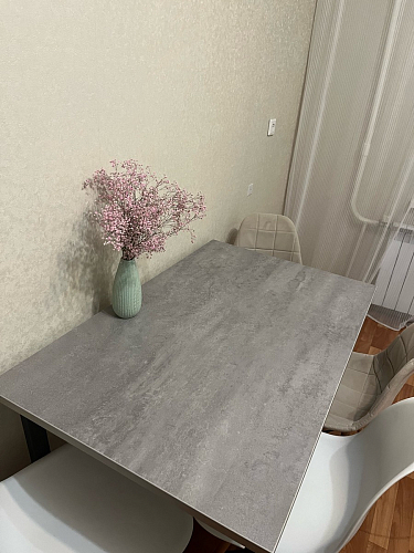 Деревянный стол Лота Лофт 120x75 дуб крафт табачный / черный матовый фото покупателя 152