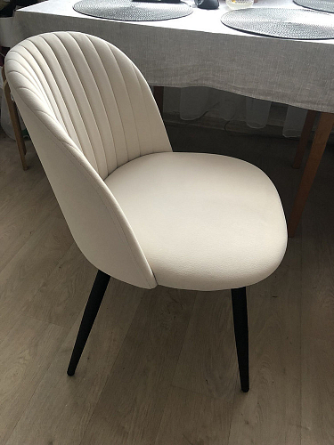 Стул на металлокаркасе Gabi 1 light purple / black фото покупателя 869