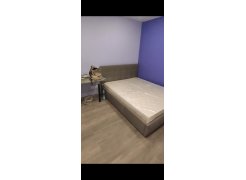 Двуспальная кровать Афродита-2 180х200 с ПМ экокожа бежевая фото покупателя 28