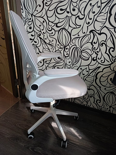 Компьютерное кресло Konfi gray / blue / white фото покупателя 150