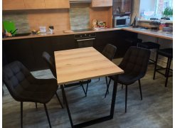 Стол Лота Лофт 120 25 мм сабия / черный матовый фото покупателя 540