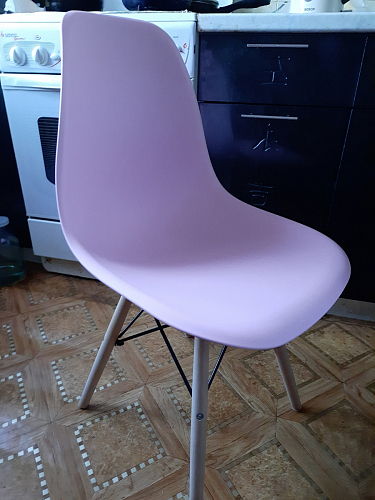 Пластиковый стул Eames PC-015 желтый фото покупателя 189