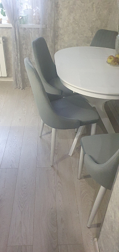 Стул на металлокаркасе Kora white / gray фото покупателя 71