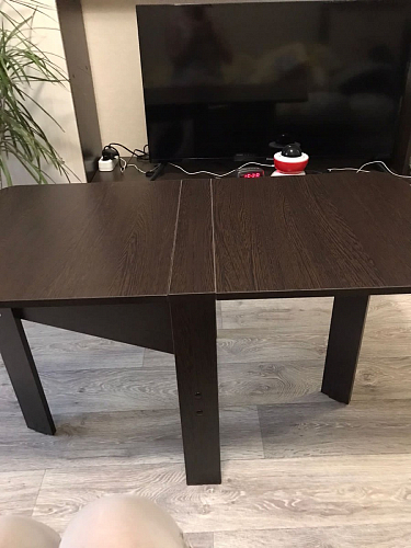 Стол-книжка СтК6 венге / дуб молочный высота 54 см фото покупателя 130