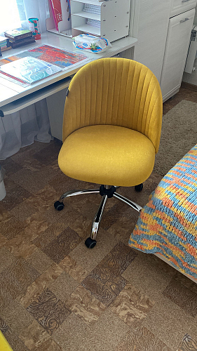 Компьютерное кресло Melody/Мелоди молочное фото покупателя 122