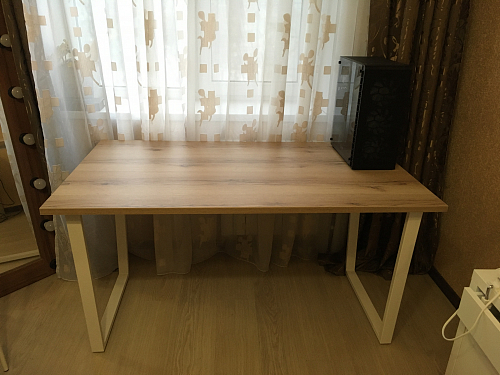 Стол раскладной Лота Лофт 120 25 мм юта / черный матовый фото покупателя 1018