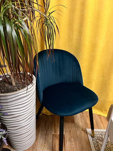 Стул на металлокаркасе Gabi latte / gold / black фото покупателя 201