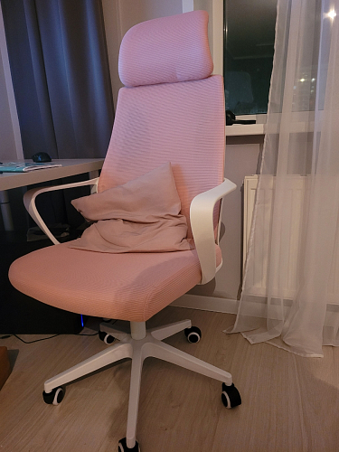 Компьютерное кресло Golem dark gray / gray / white фото покупателя 14