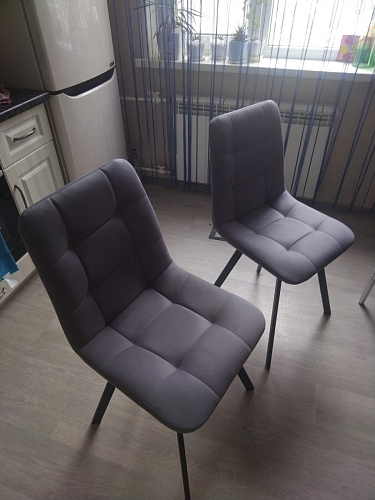 Стул на металлокаркасе Чилли бежевый / белый каркас фото покупателя 1048