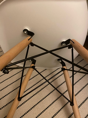 Пластиковый стул Eames PC-015 желтый фото покупателя 96