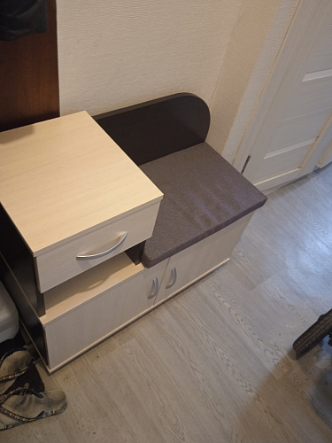 Обувница Аврора дуб млечный / венге фото покупателя 130