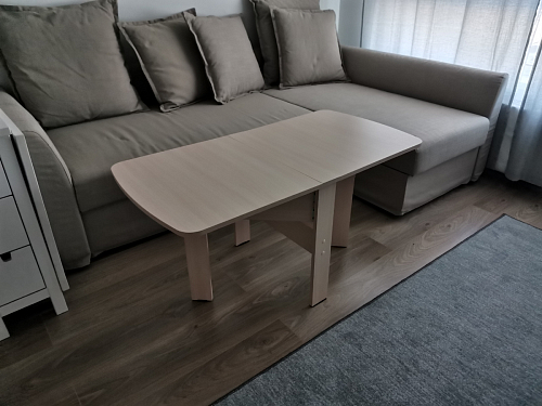 Стол-книжка СтК6 венге / дуб молочный высота 54 см фото покупателя 13