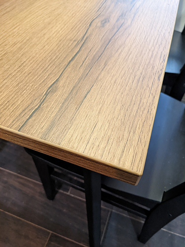 Стол Тринити Лофт 120 32 мм бетон / черный матовый фото покупателя 170