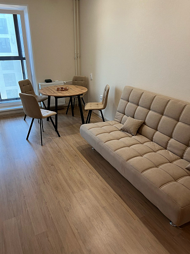 Стул на металлокаркасе Чилли бежевый / белый каркас фото покупателя 958