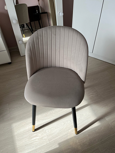 Стул на металлокаркасе Gabi 1 light purple / black фото покупателя 455