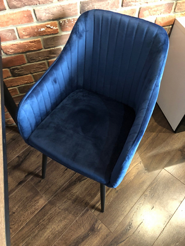 Стул на металлокаркасе Slam dark beige фото покупателя 106