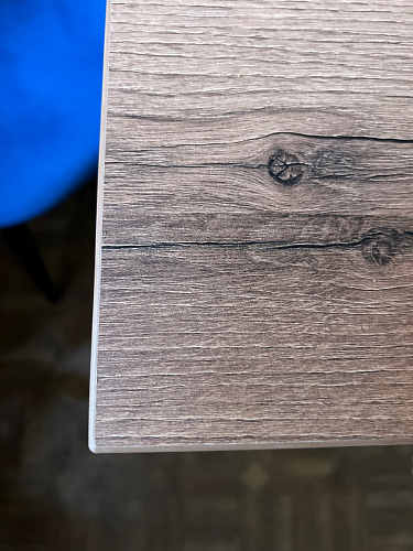 Стол Тринити Лофт 120 32 мм дуб галифакс табако / черный матовый фото покупателя 659