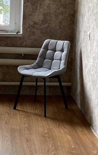 Стул на металлокаркасе Челси бежевый / белый каркас фото покупателя 55