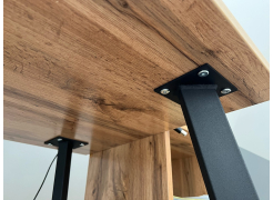 Стол Тринити Лофт 120 32 мм бетон / черный матовый фото покупателя 335