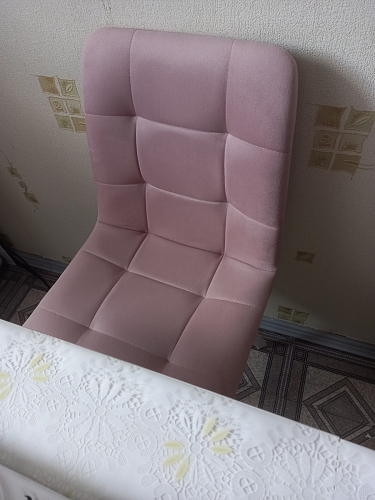 Стул на металлокаркасе Чилли синий / белый фото покупателя 680