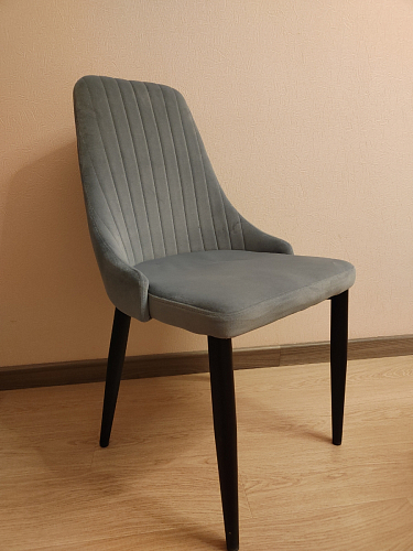 Стул на металлокаркасе Kora green / black фото покупателя 78