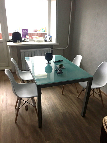 Стул Сindy Eames/Синди Имс мод. 001 yellow / natural фото покупателя 65