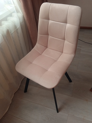 Стул на металлокаркасе Чилли черный / зеленый фото покупателя 1214