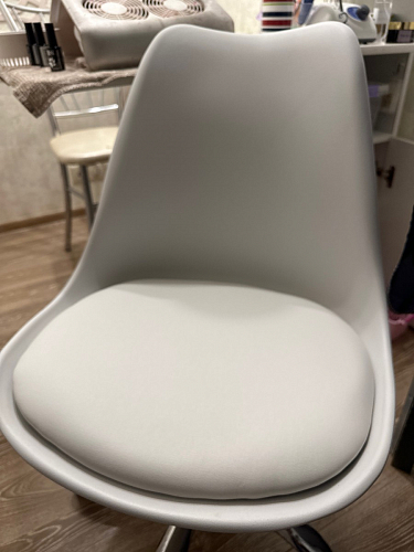 Компьютерное кресло Kolin с подушкой clear / white фото покупателя 364
