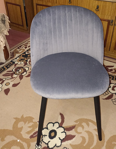 Полубарный стул Седа К темно-серый / черный фото покупателя 1