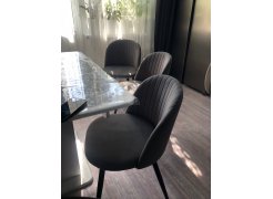 Стул на металлокаркасе Gabi gray / black фото покупателя 620