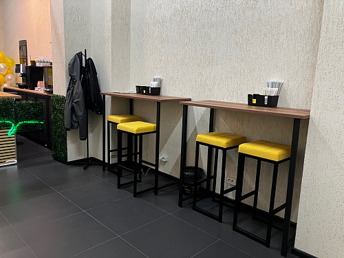 Барная стойка Дилан Лофт 120х40х90 бетон светлый фото покупателя 201