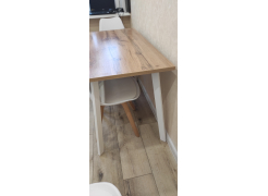 Стол Тринити Лофт 120 32 мм бетон / черный матовый фото покупателя 686