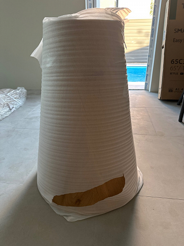 Стол Huge 120х75 white / brown фото покупателя 1