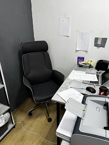 Компьютерное кресло Charm серое фото покупателя 7