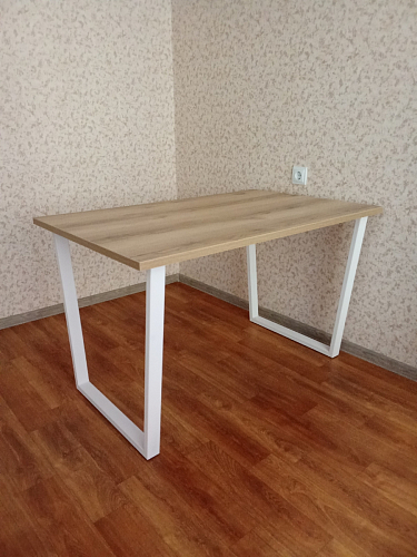 Деревянный стол Лота Лофт 120x75 дуб крафт табачный / черный матовый фото покупателя 673