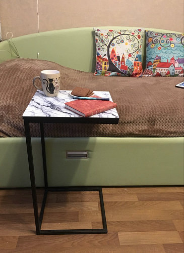 Журнальный столик Геркулес малахит фото покупателя 4