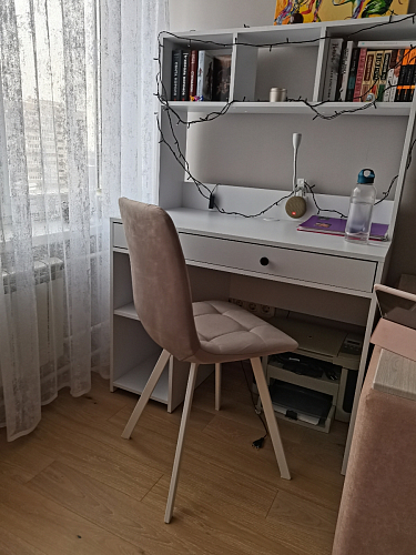 Комплект стульев Чилли 2 шт бежевый / черный фото покупателя 1076