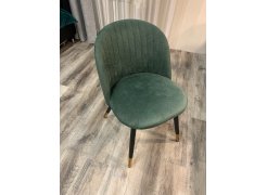 Стул на металлокаркасе Gabi 1 бежевый / черный с серебряными наконечниками фото покупателя 947