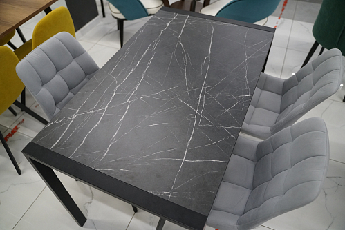 Стол Центавр бетон / графит из шоурума 4