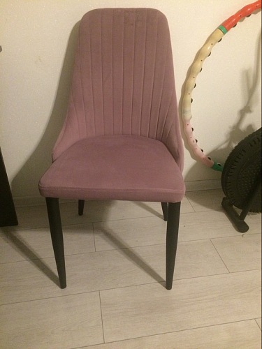 Стул на металлокаркасе Kora beige / black фото покупателя 39