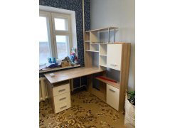 Стол компьютерный Джаз-15 белый правый фото покупателя 138