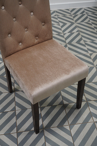 Стул Amelia dark walnut / fabric beige из шоурума 1